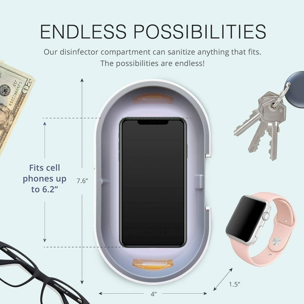 John's Avenue UV-C Sterilizer Box & Wireless Phone Charger